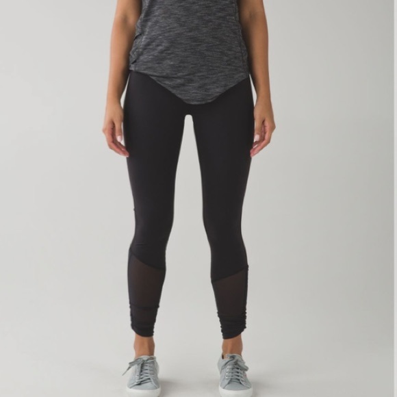 lululemon athletica Pants - LULULEMON Sweaty Endeavor Tight *Full-On Luon Black size 6